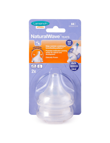 Lansinoh Smoczek NaturalWave o średnim przepływie
