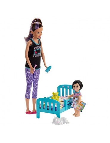 Mattel Barbie Skipper opiekunka zestaw czas na sen Mattel Barbie Skipper opiekunka zestaw czas na sen