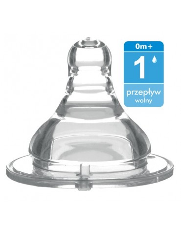 Smoczek antykolkowy szerokootworowy 0M+ BabyOno Smoczek antykolkowy szerokootworowy 0M+ BabyOno