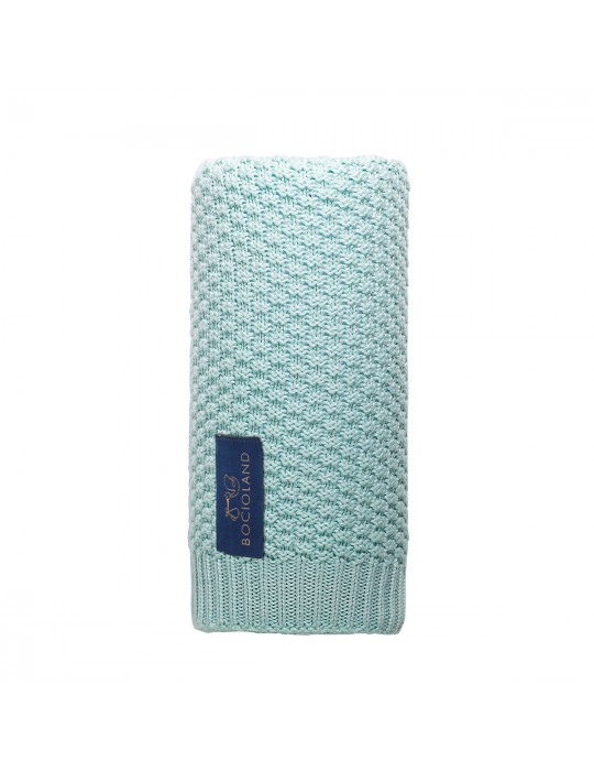 Bocioland kocyk bambusowo-bawełniany Roma 80/100 miętowy