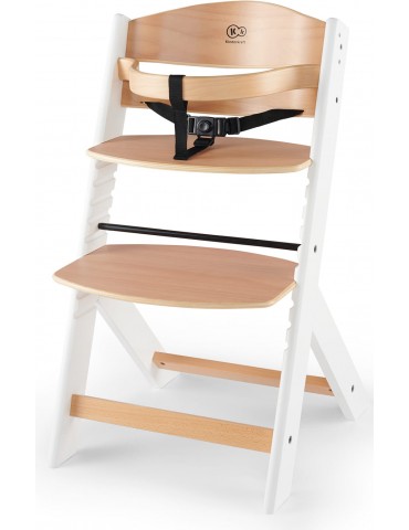 Kinderkraft Krzesełko do karmienia Enock Wooden Białe nogi