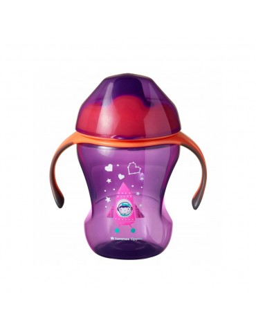 Tommee Tippee kubek niekapek Rakieta 230ml 7m+ fioletowy Tommee Tippee kubek niekapek Rakieta 230ml 7m+ fioletowy