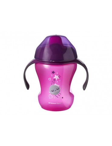 Tommee Tippee Kubek niekapek Planeta 230ml 6m+ różowy Tommee Tippee Kubek niekapek Planeta 230ml 6m+ różowy