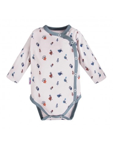 Eevi Body niemowlęce bawełniane długi rękaw regulowane druk chłopięcy Adventure 56-68