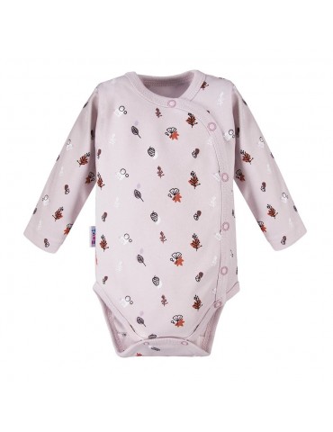 Eevi Body niemowlęce bawełniane długi rękaw regulowane druk dziewczęcy Adventure 56-68