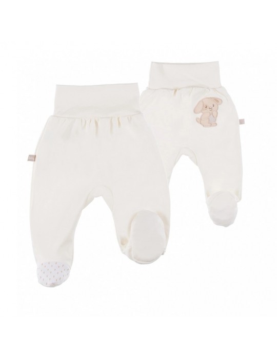 Eevi Półśpioch niemowlęcy bawełniany Newborn ecru