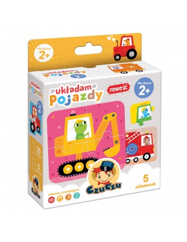 CzuCzu puzzle Układam pojazdy 2+ CzuCzu puzzle Układam pojazdy 2+