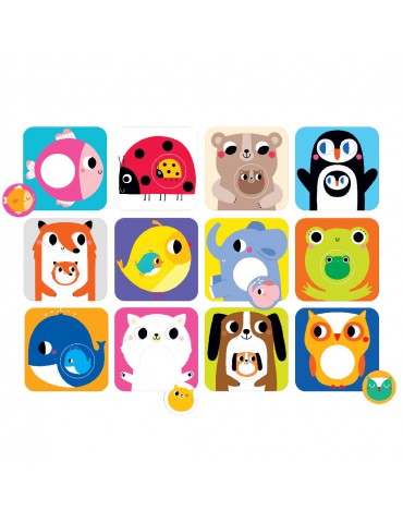 CzuCzu puzzle z dziurką Maluchy 18m+ CzuCzu puzzle z dziurką Maluchy 18m+