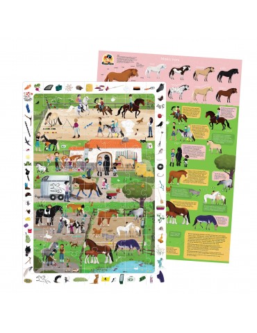 CzuCzu puzzle obserwacyjne stadnina koni 5+ CzuCzu puzzle obserwacyjne stadnina koni 5+