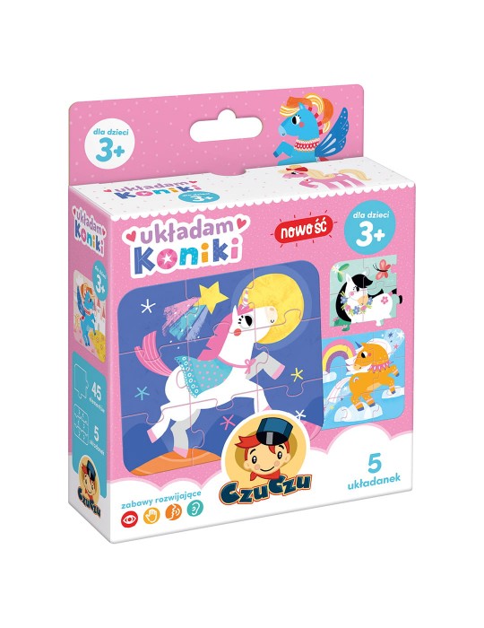 CzuCzu puzzle Układam koniki 3+