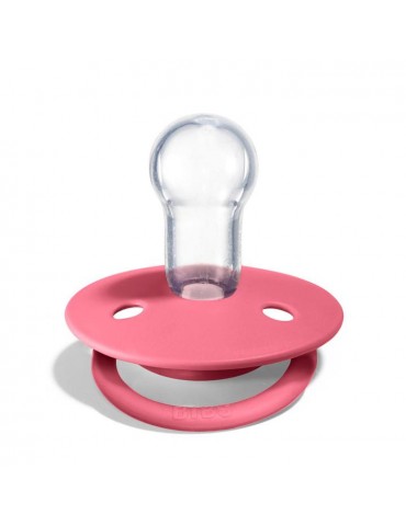 Medica Smoczek uspakajający Bibs de lux one size Coral 0-36m Medica Smoczek uspakajający Bibs de lux one size Coral 0-36m
