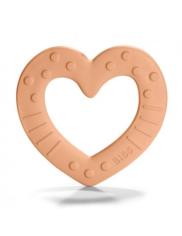 Medica Bibs gryzak serce peach