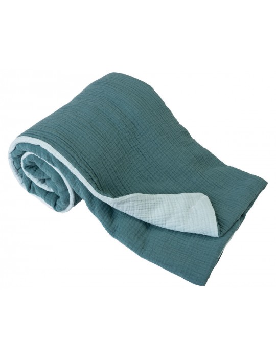 BabyMatex Kocyk dla dziecku Muslin 75/100 miętowo-zielony