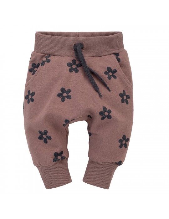 Pinokio Pumpy niemowlęce bawełniane róż ciemny druk Happiness 62-68