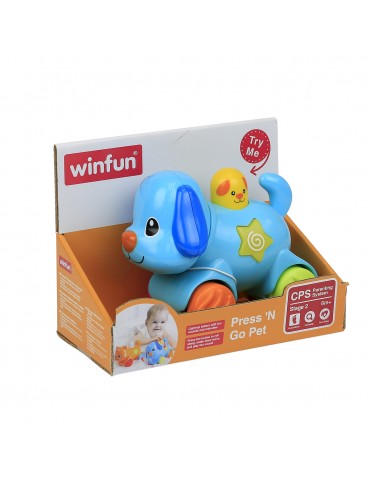 Smily Play Zwierzaki nacisnij i jedź piesek winfun