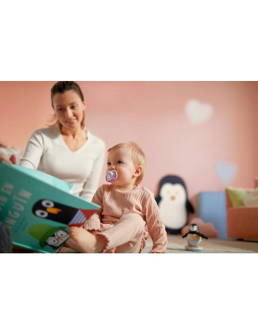 Avent Philips Smoczek uspokajający Ultra Air 0-6 girl