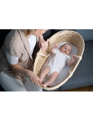 Motherhood prześcieradło jersey do gondoli kosza mojżesza 35/75 białe