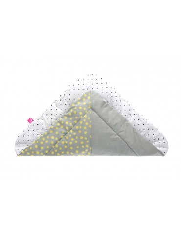 Motherhood Rożek bawełniany miękki Kropy musztardowe