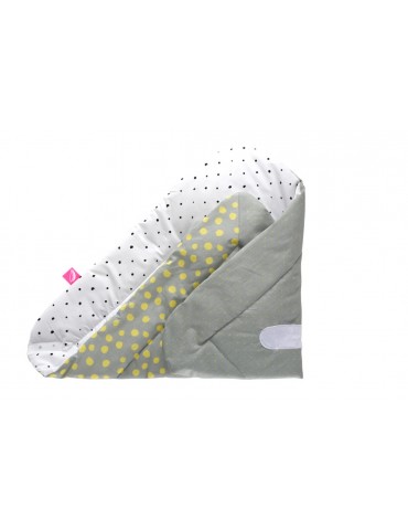 Motherhood Rożek bawełniany miękki Kropy musztardowe