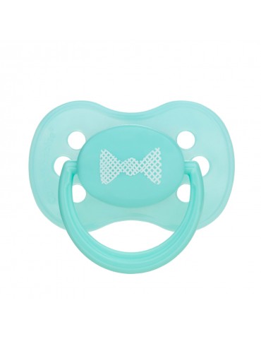 Canpol babies Smoczek uspokajający silikonowy okrągły 0-6m Pastelove