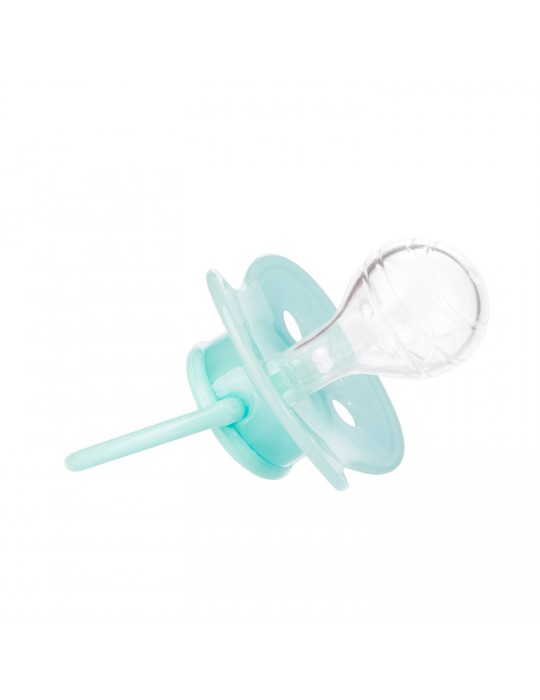 Canpol babies Smoczek uspokajający silikonowy okrągły 0-6m Pastelove