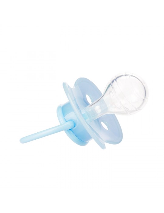 Canpol babies Smoczek uspokajający silikonowy okrągły 0-6m Pastelove