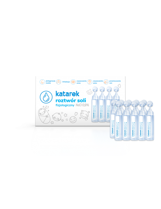 Katarek Roztwór soli fizjologiczny NaCl 0,9% 10x5ml