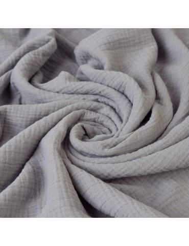 BabyMatex Kocyk dla dziecku Muslin 75/100 grafitowy