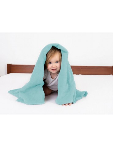 BabyMatex Kocyk dla dziecku Muslin 75/100 miętowy