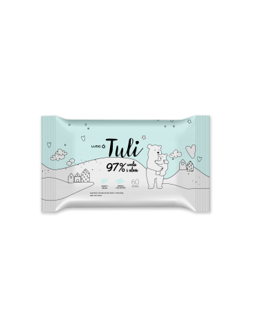 Luba Tuli chusteczki nawilżane wodą i aleosem 60szt