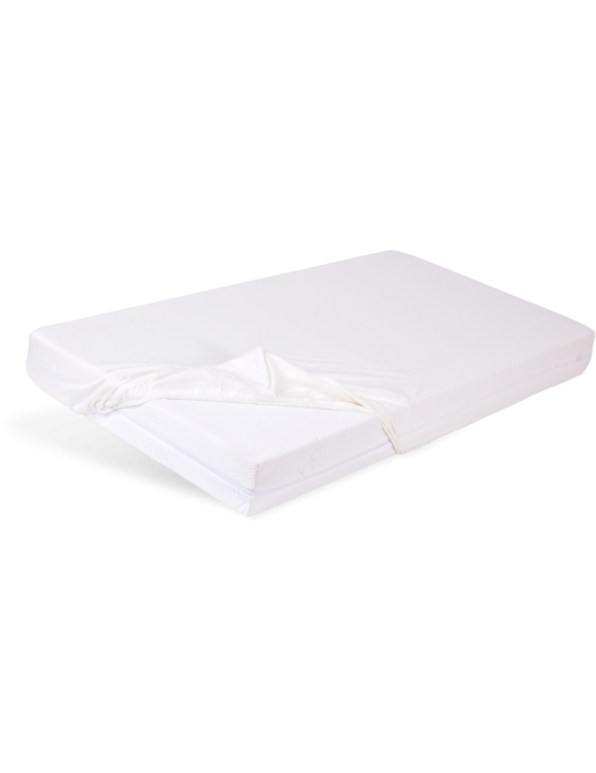 Babymatex Prześcieradełko Bambusowe nieprzemakalne z Gumką 120x60 cm białe