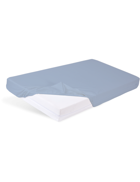 Babymatex Prześcieradełko Bambusowe nieprzemakalne z Gumką 140x70 cm niebieskie