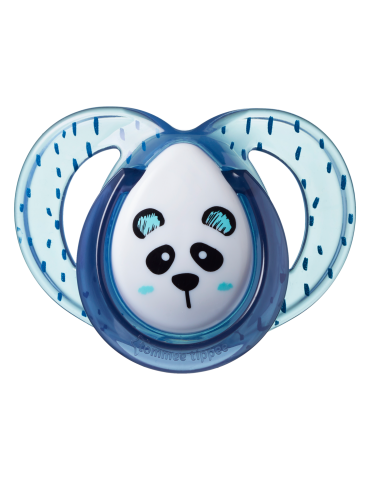 Tommee Tippee Smoczek uspokajający Anytime 6-18m Panda turkus Tommee Tippee Smoczek uspokajający Anytime 6-18m Panda turkus