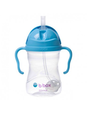 B.Box Bidon ze słomką 240ml Borówkowy