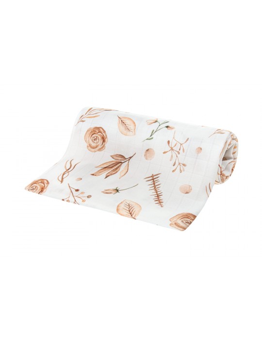 Bocioland pieluszka bambusowa 30/30 Kwiaty boho