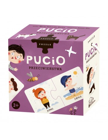Puzzle Pucio przeciwieństwa Wydawnictwo Nasza Księgarnia