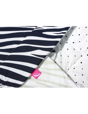 Motherhood Rożek z wkładem kokosowym Zebra Niebieska