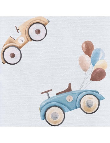 Ceba Tapicerka krótka miękka Retro Cars