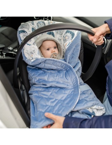 La Millou Kocyk do fotelika ( Dune - velvet sand )