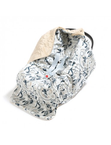 La Millou Kocyk do fotelika ( Dune - velvet sand )