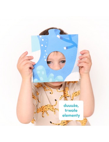 CzuCzu Duuuże puzzle z dziurką zwierzęta