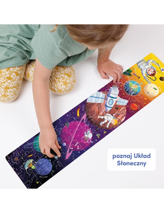 CzuCzu Puzzle panoramiczne kosmos 4+