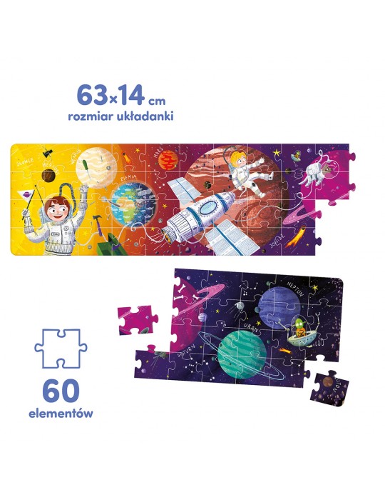CzuCzu Puzzle panoramiczne kosmos 4+