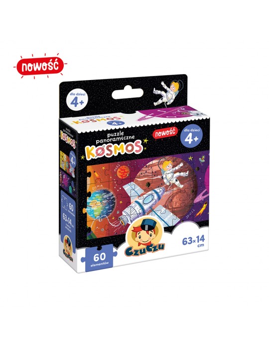 CzuCzu Puzzle panoramiczne kosmos 4+
