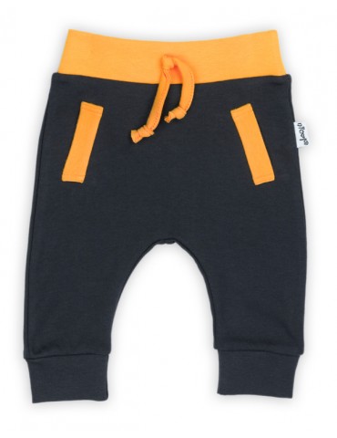 Nicol spodnie niemowlęce bawełniane Big trucks 56-74