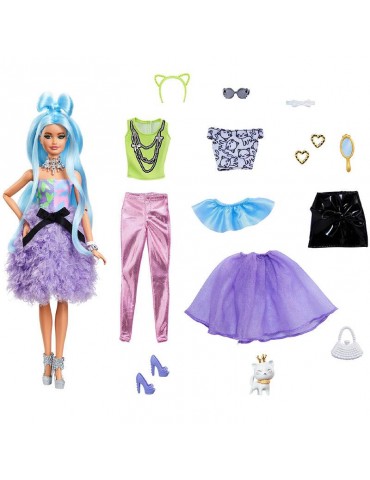 Barbie lalka extra moda delux