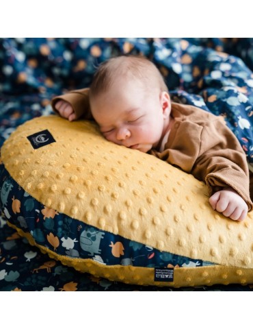 La Millou Kura Babci Dany ( Light grey - sleepy owls )