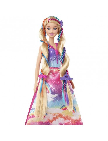 Barbie Lalka ksieżniczka zakręcone włosy