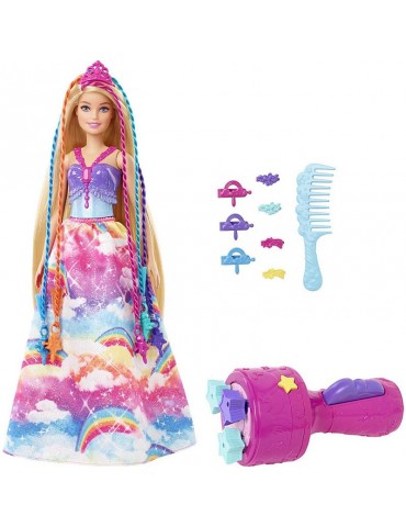 Barbie Lalka ksieżniczka zakręcone włosy