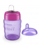 Avent Philips Kubek niekapek z miękkim ustnikiem 260ml różowy